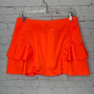 Athleta Sweetness Sport Skort Tennis Medium Neon Coral 964025
